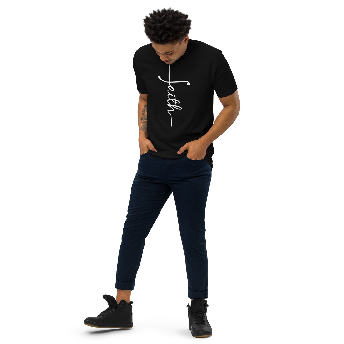 Faith Men’s Premium Heavyweight Tee