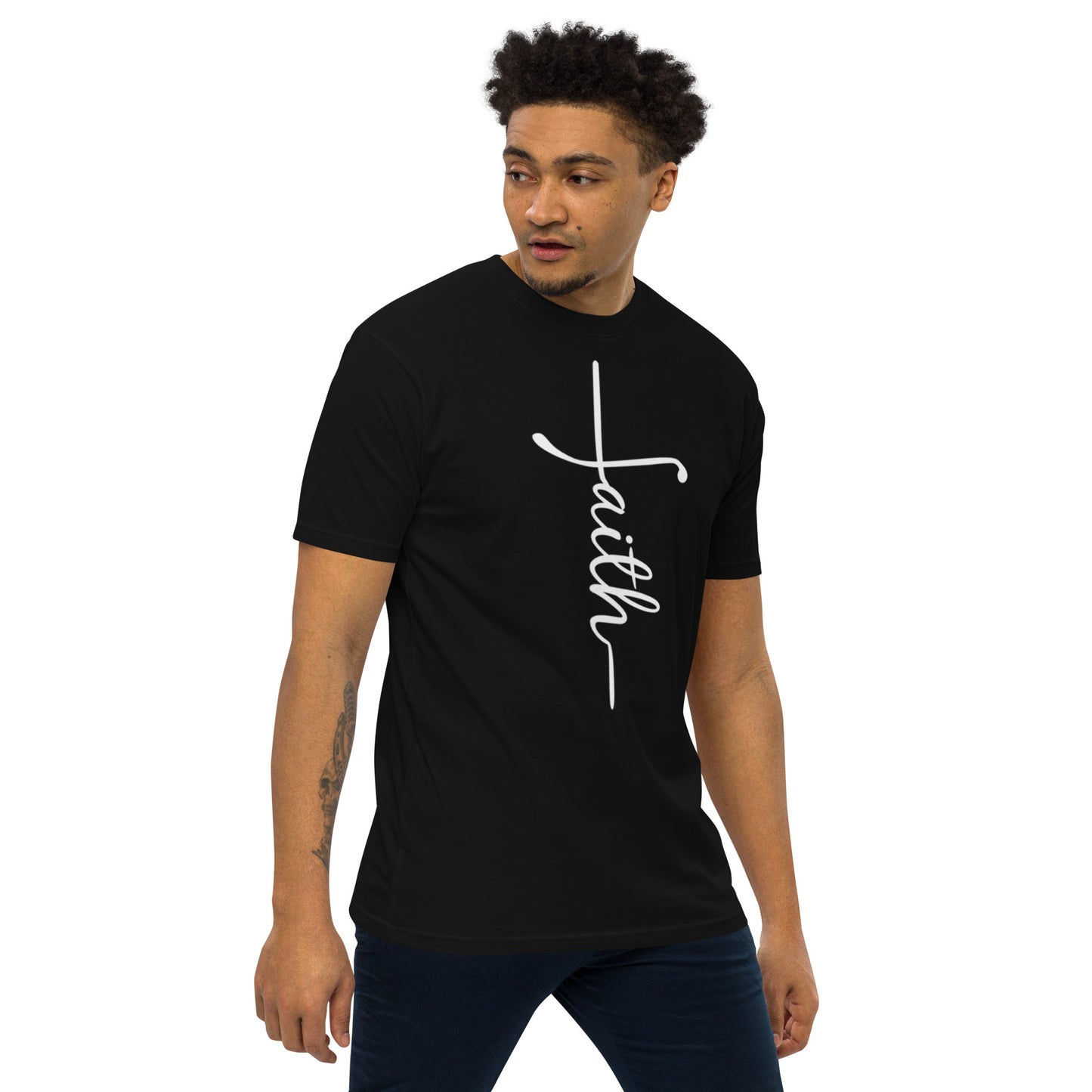 Faith Men’s Premium Heavyweight Tee