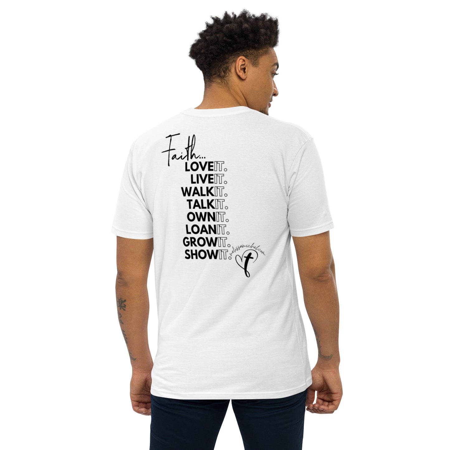 Faith Men’s Premium Heavyweight Tee