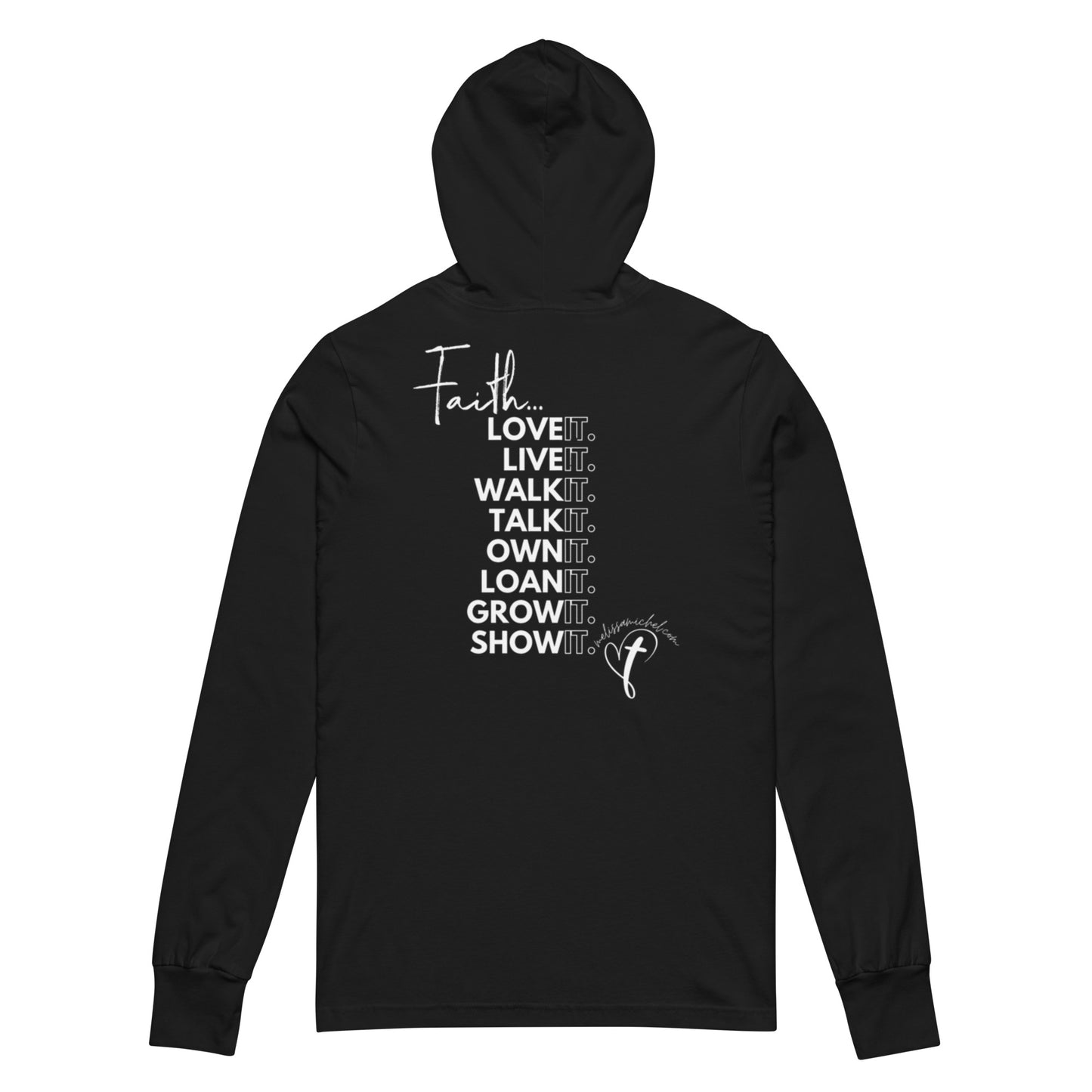 Faith Unisex Hooded Long-Sleeve Tee