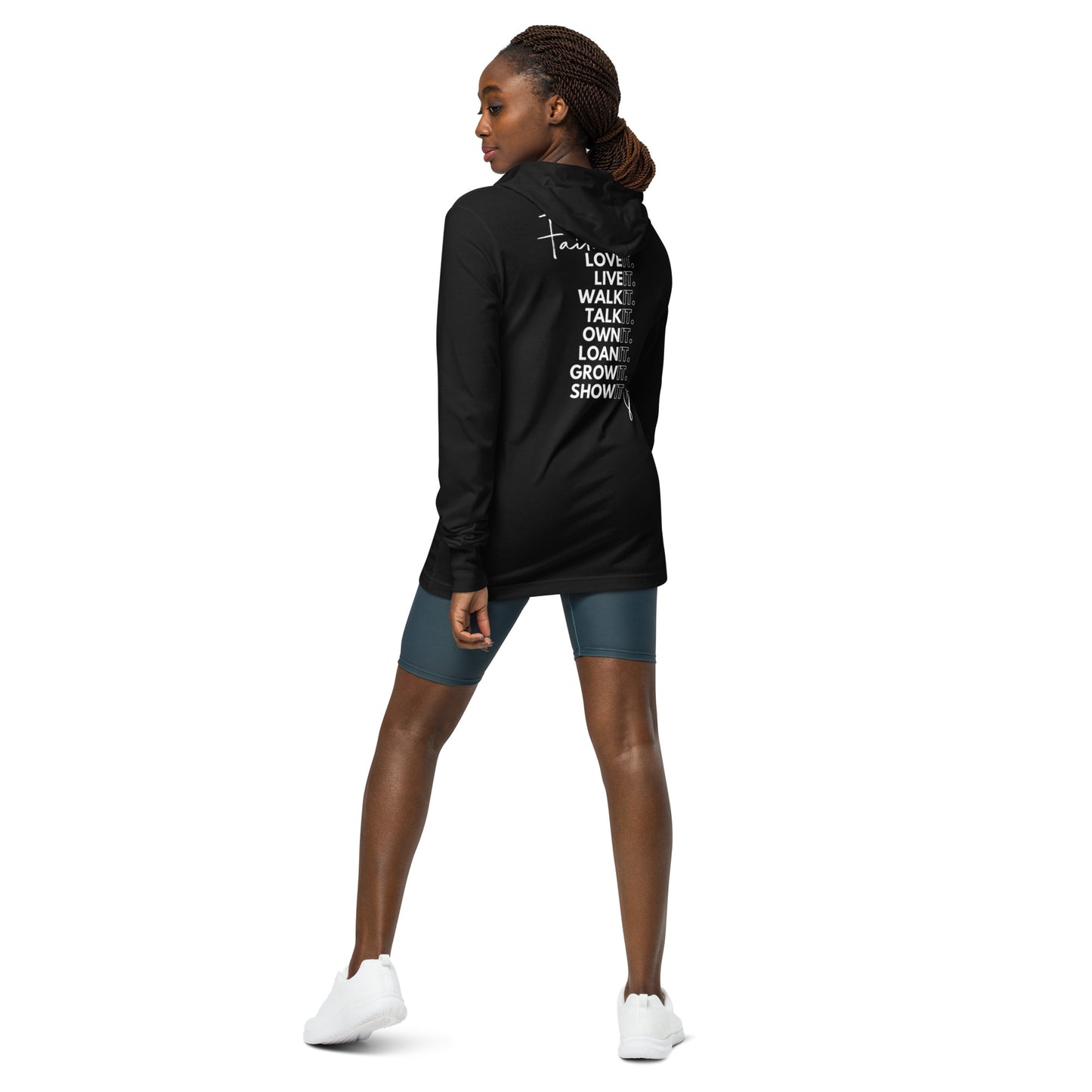 Faith Unisex Hooded Long-Sleeve Tee