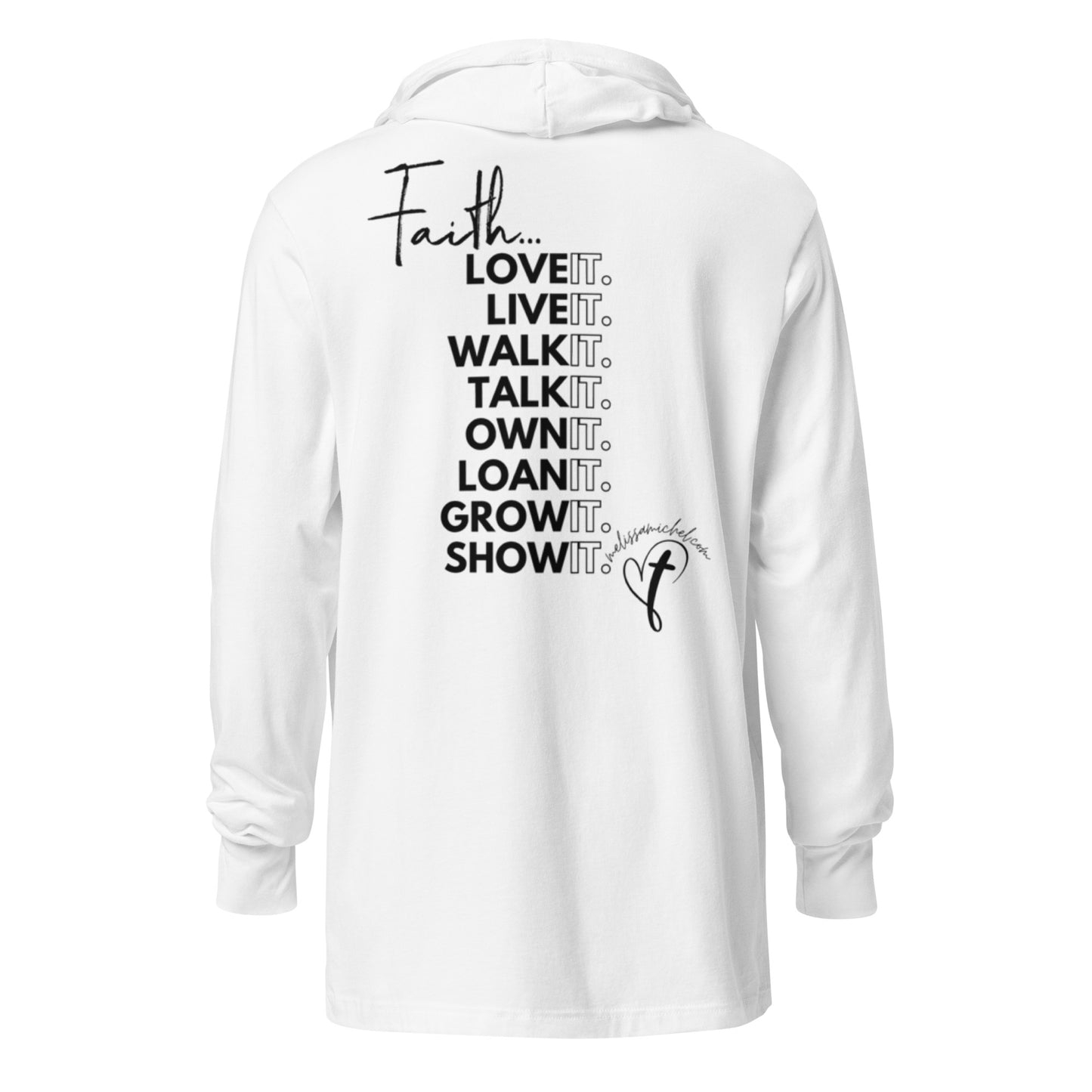 Faith Unisex Hooded Long-Sleeve Tee