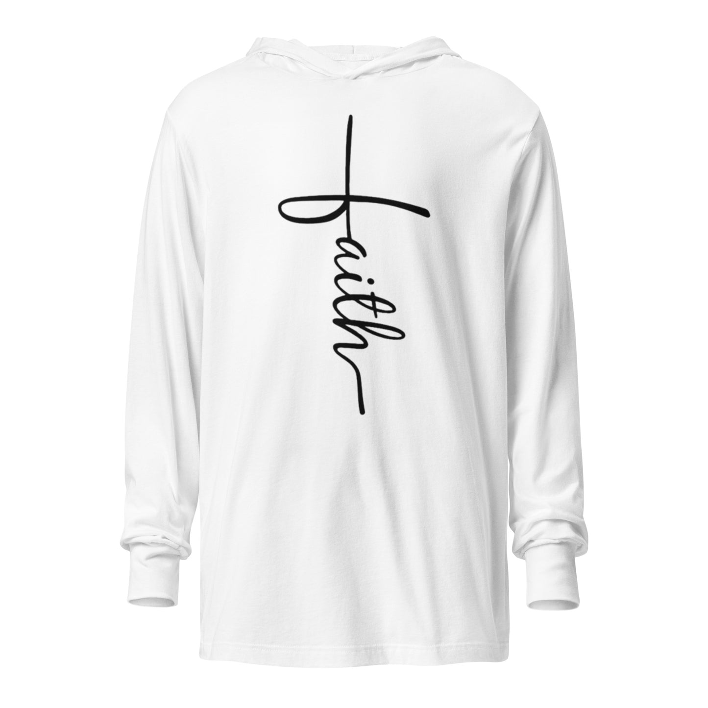 Faith Unisex Hooded Long-Sleeve Tee